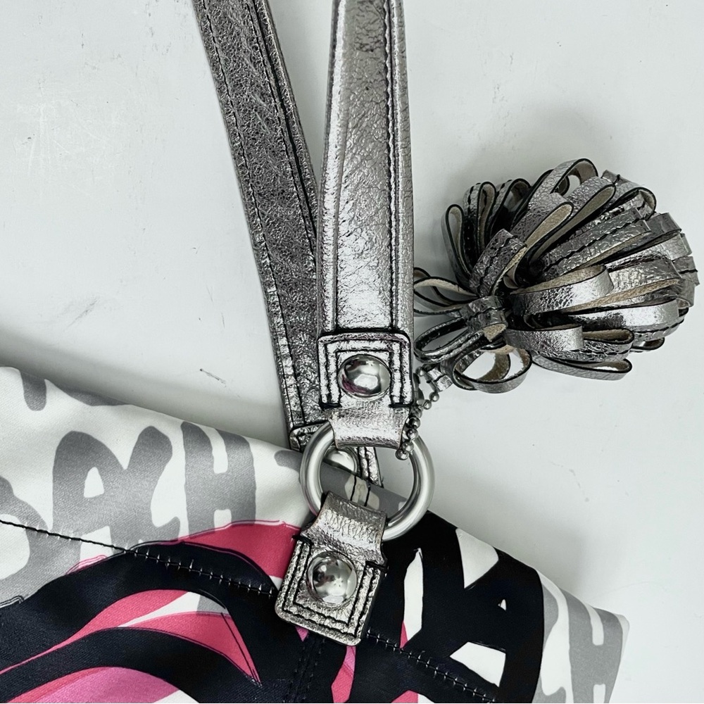 Coach White and Pink Floral Tote - Picture 8 of 15
